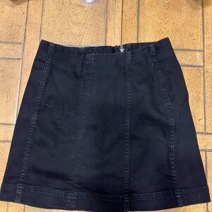 Target Classic Black Denim Skirt